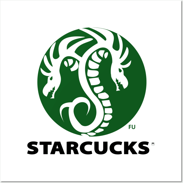 Starcucks logo Wall Art by CounterCultureWISE